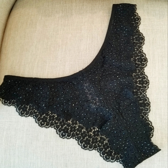 Victoria's Secret Very Sexy Brazilian Panty w/ Rhinestone Crystal Elements NWT - Picture 5 of 11